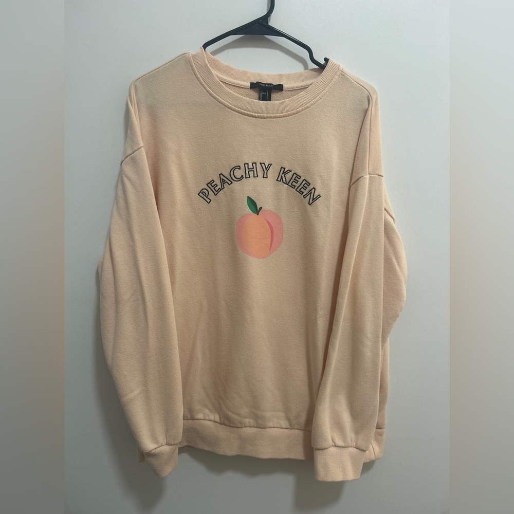 Peachy Keen Crewneck Sweatshirt